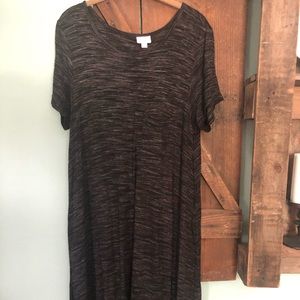 LuLaRoe Carly Charcoal Large